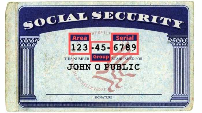 Social security numbers